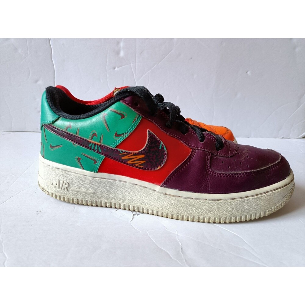 Nike Air Force 1 LV8 Shoes GS Size 6.5Y Low What The 90s Multicolor AT3407-600 - Picture 2 of 13